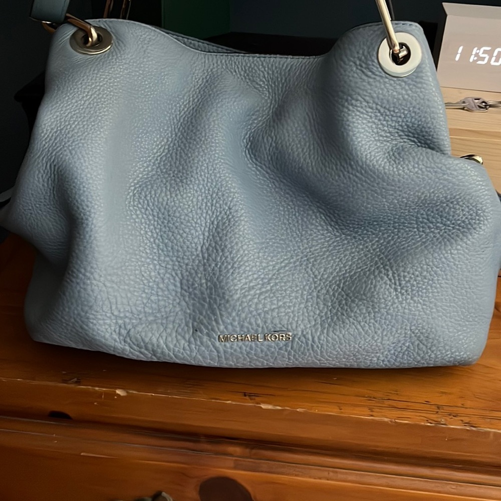 Powder blue Michael Kors shoulder bag